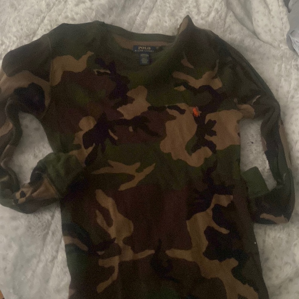 Polo Long sleeve camouflage shirt